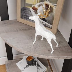 Hj�rnereol - stigereol i industrielt design - gr� beige (greige)