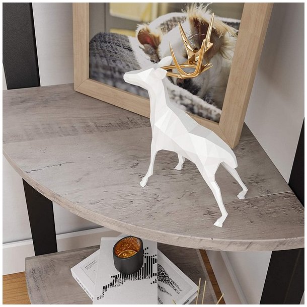 Hj�rnereol - stigereol i industrielt design - gr� beige (greige)