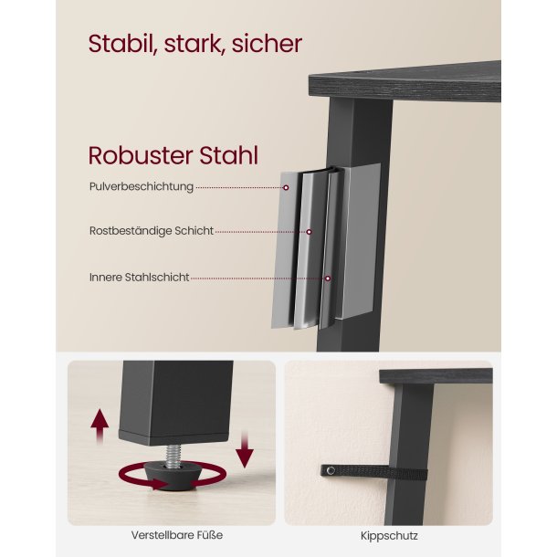 Hj�rnereol - stigereol i industrielt design - sort
