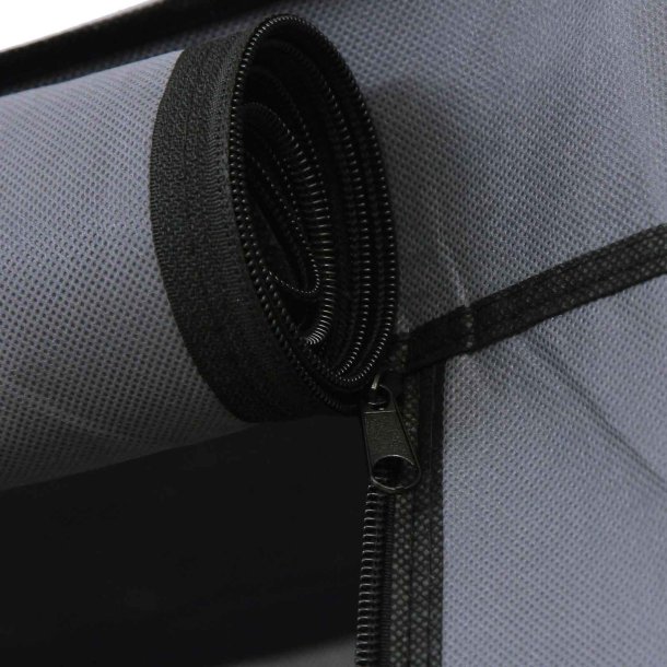 Skoreol med 10 hylder til 40 sko - 160 x 88 x 28 cm - gr�