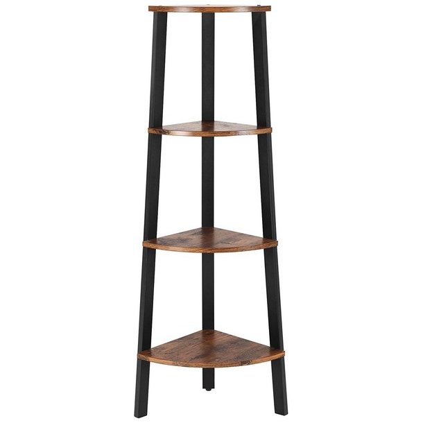 Hjrnereol - stigereol i industrielt design - rustik brun