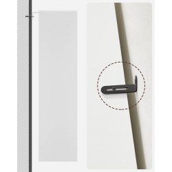 Bogreol - gulvreol og stuereol - hvid reol 60 x 24 x 121,5 cm