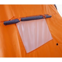 Campingtelt - 4 personers tunneltelt til camping - orange telt