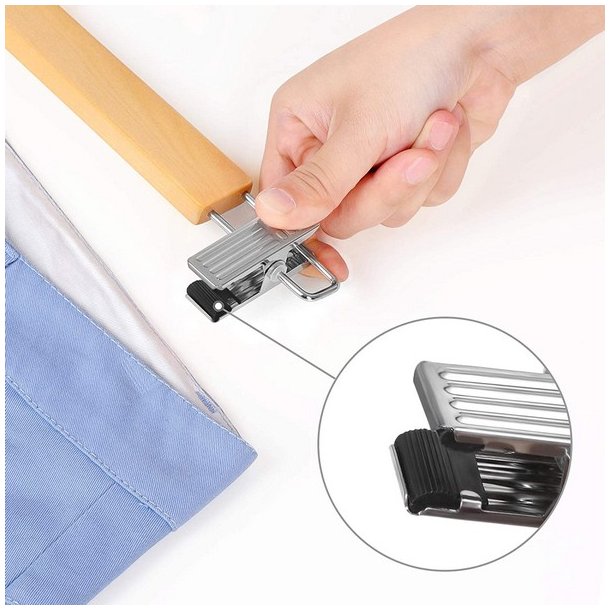 Bukseb�jler i tr� - justerbare 8-pak bukseklemme b�jler - 34 cm