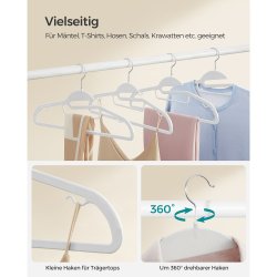 T�jb�jler - S-formet b�jle med skridsikker buksestang - 20 stk hvid