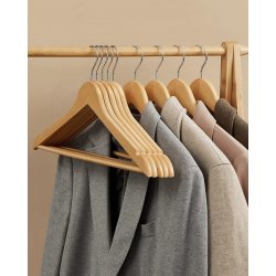 T�jb�jler med buksestang - 10 stk brune tr�b�jler til t�j