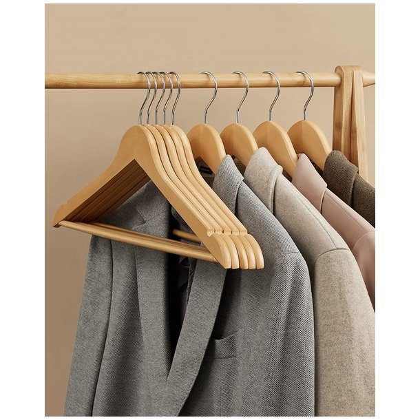 T�jb�jler med buksestang - 10 stk brune tr�b�jler til t�j