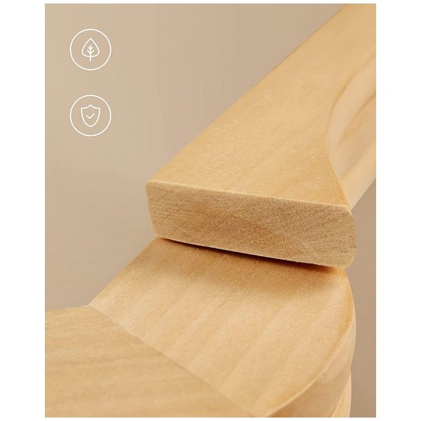 T�jb�jler med buksestang - 10 stk brune tr�b�jler til t�j