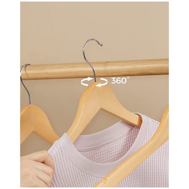 T�jb�jler med buksestang - 20 stk brune tr�b�jler til t�j