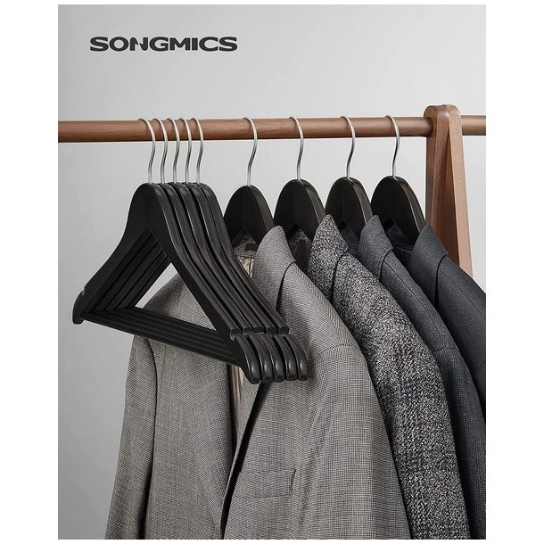 T�jb�jler med buksestang - 20 stk sorte tr�b�jler til t�j