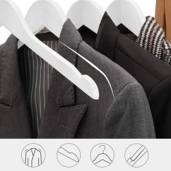 T�jb�jler uden buksestang - 20 stk hvide tr�b�jler til t�j