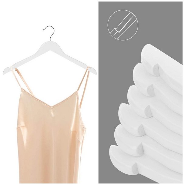 T�jb�jler uden buksestang - 20 stk hvide tr�b�jler til t�j