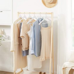 T�jb�jler med buksestang - 20 stk hvide tr�b�jler til t�j