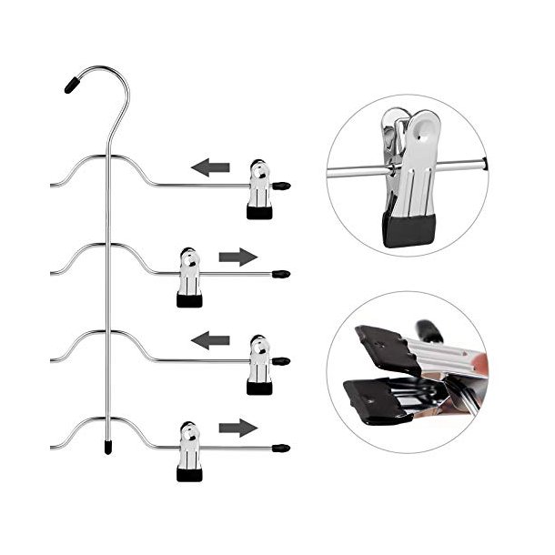 Bukseb�jler i metal - 3 stk 4-lags b�jler med skridsikre klemmer