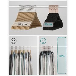 T�jb�jler i velour med skridsikker buksestang - 50 stk sort