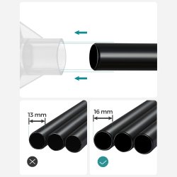 Kl�deskab med stofsider - sort garderobeskab og t�jskab - 167 cm