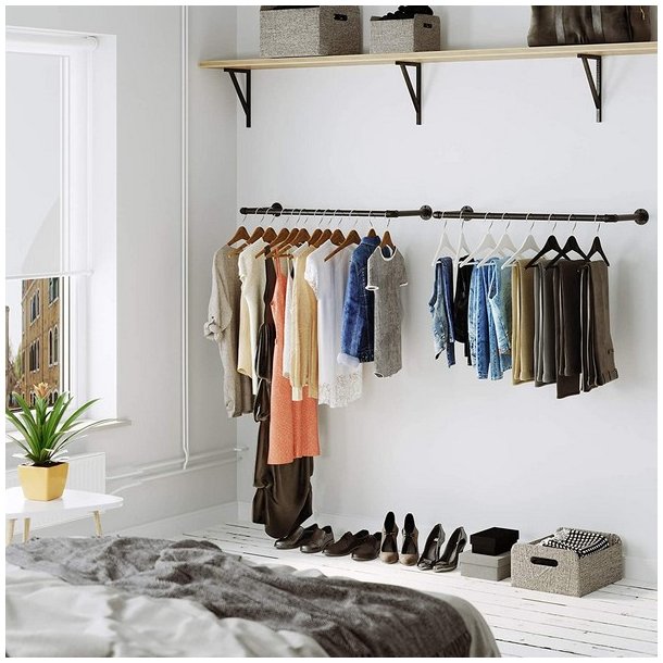 2 stk vghngt tjstang i vandrr look - industrielt design