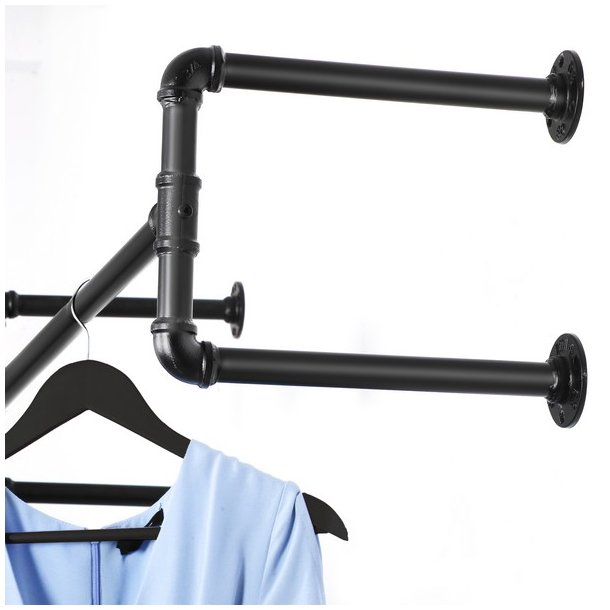 2 stk vghngt tjstang i vandrr look - industrielt design