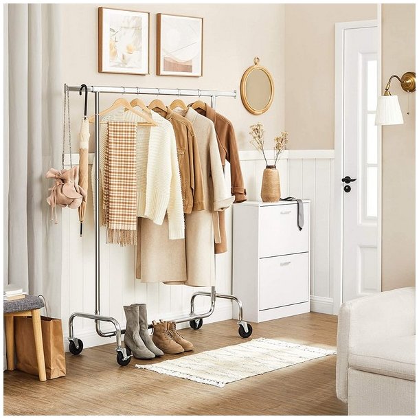 T�jstativ p� hjul med justerbar t�jstang - b�reevne 130 kg