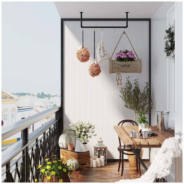 2 stk vghngt tjstang i vandrr look - industrielt design