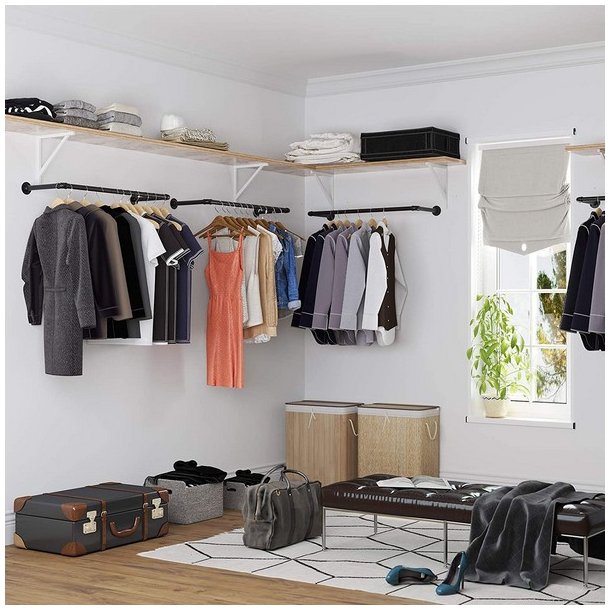 2 stk vghngt tjstang i vandrr look - industrielt design