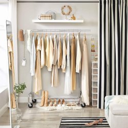 T�jstativ p� hjul med justerbar t�jstang - b�reevne 130 kg