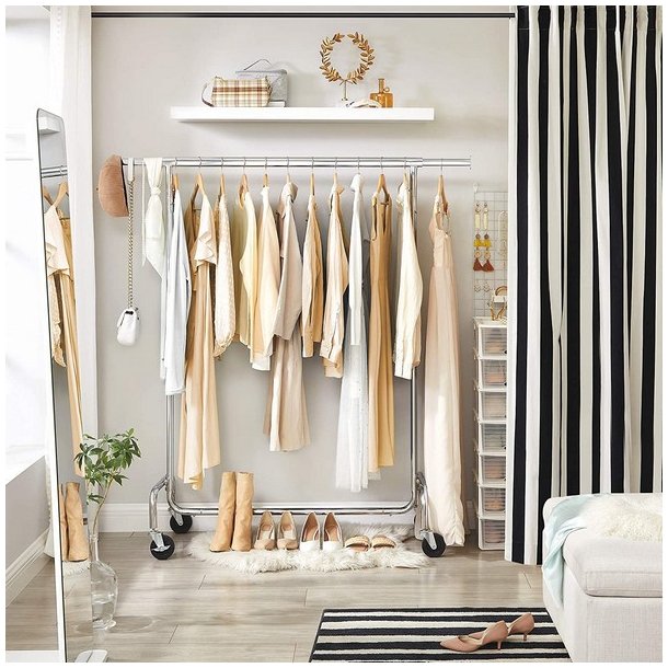 T�jstativ p� hjul med justerbar t�jstang - b�reevne 130 kg