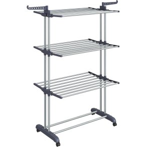 T�rrestativ til vasket�j - foldbart med vinger - gr�