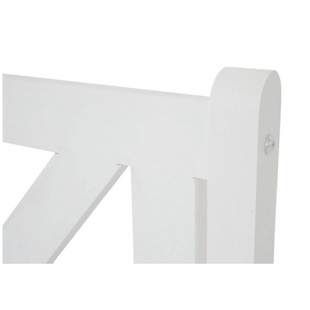 Havebnk og parkbnk - 3 personers 160 cm trbnk - hvid