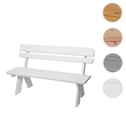 Have bnk - parkbnk og havebnk - trbnk p 148 cm - hvid