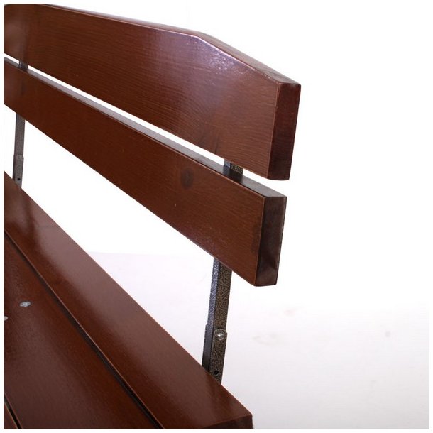 Havebnke - 2 stk sammenklappelige foldbare brune trbnke p 180 cm