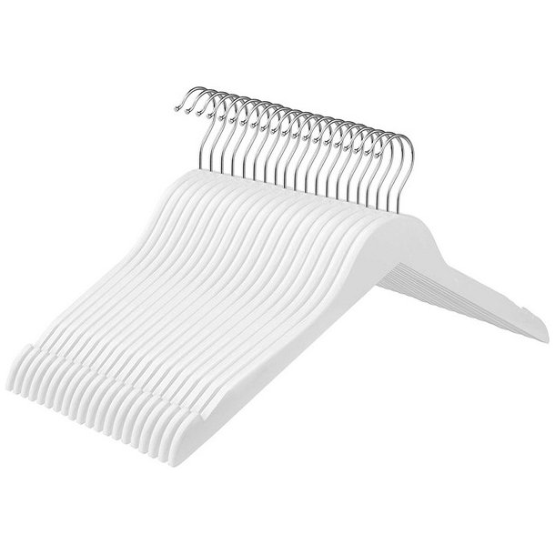 T�jb�jler uden buksestang - 20 stk hvide tr�b�jler til t�j