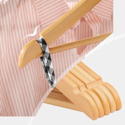 T�jb�jler til b�rn med buksestang - 10 stk brune b�jler til t�j