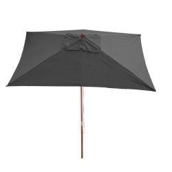 Trparasol - antracit haveparasol 3x2 meter