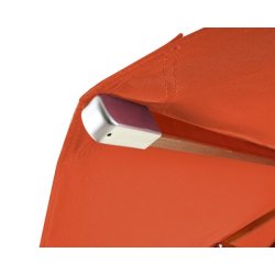 Trparasol 300 cm - luksus terracotta parasol - haveparasol 3 meter