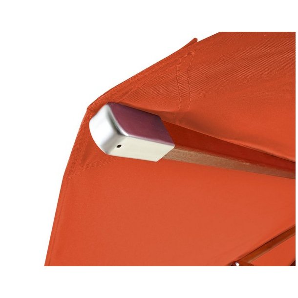 Trparasol 300 cm - luksus terracotta parasol - haveparasol 3 meter