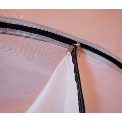 Campingtelt - 6 personers tunneltelt til camping - orange telt