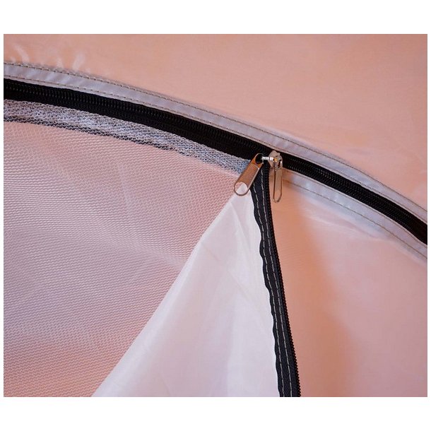 Campingtelt - 6 personers tunneltelt til camping - orange telt