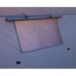 Campingtelt - 6 personers tunneltelt til camping - delbart orange telt