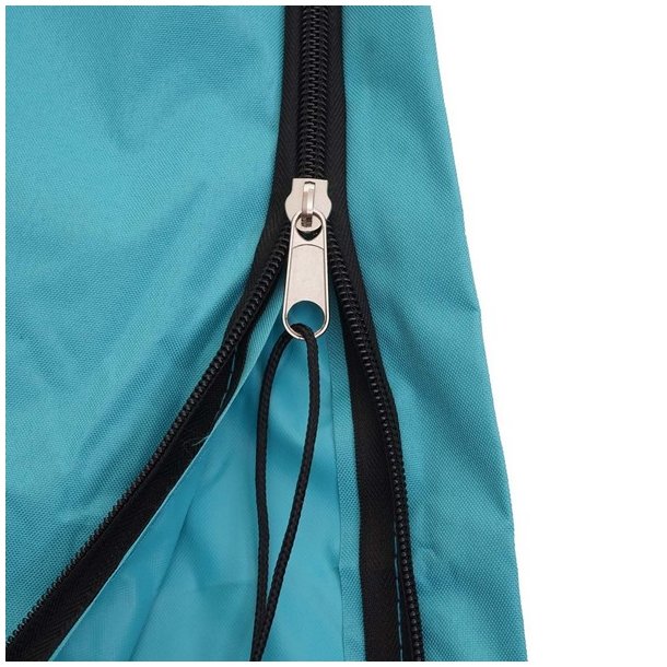 Overtrk til parasol 4 meter - vandtt turkis cover til haveparasol