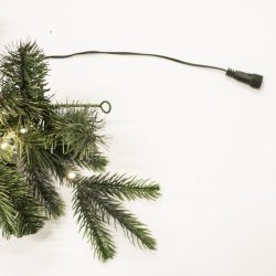 Granguirlande med LED lys PE/PVC 230V 240 cm, kan serieforbindes