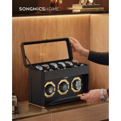 Displayske til 9 ure - urkasse til armbndsure - sort