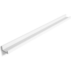 Hylde i tr� - v�gh�ngt sv�vende tr�hylde - hvid v�ghylde 115 cm