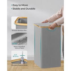 Vasket�jskurv med 3 rum - 3 vasket�jsposer - 150 liter - gr�