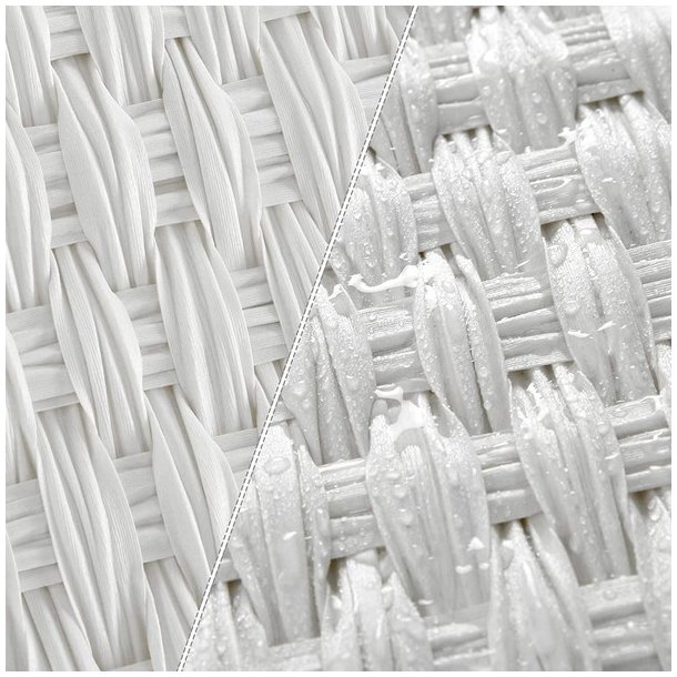 Vasket�jskurv med vasket�jspose - 90 liter - hvid vasket�jskurv