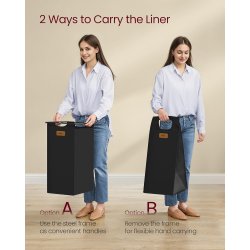 Vasket�jskurve p� stativ med hjul med 3 rum - kastanjebrun hylde