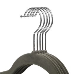 T�jb�jler i velour med skridsikker buksestang - 20 stk gr�