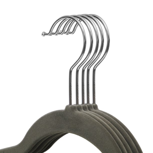 T�jb�jler i velour med skridsikker buksestang - 20 stk gr�