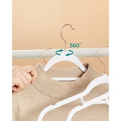 T�jb�jler i velour med skridsikker buksestang - 30 stk hvid