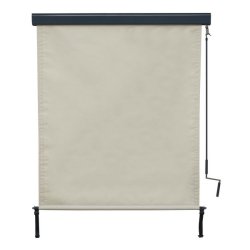 Vertikalmarkise 250 x 140 cm - creme beige lskrm og lsejl